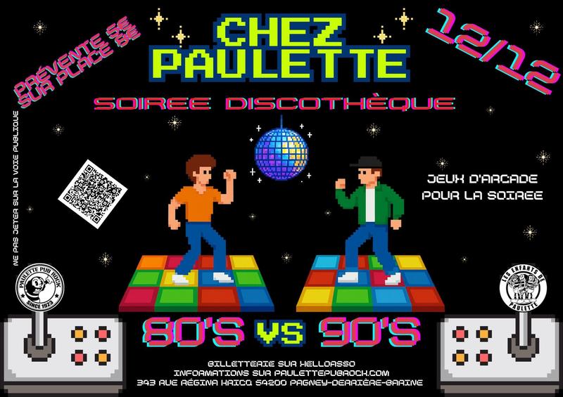 Soirée discothèque - Chez Paulette