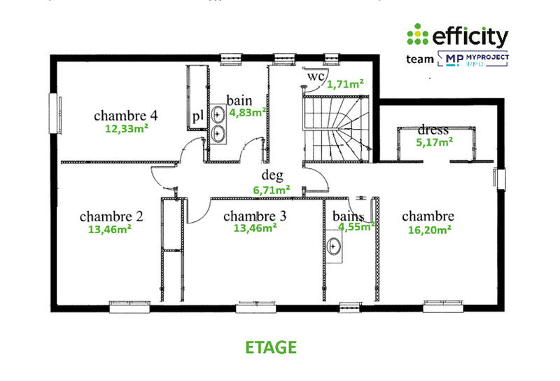 Maison - 140 m² - 5 pièces