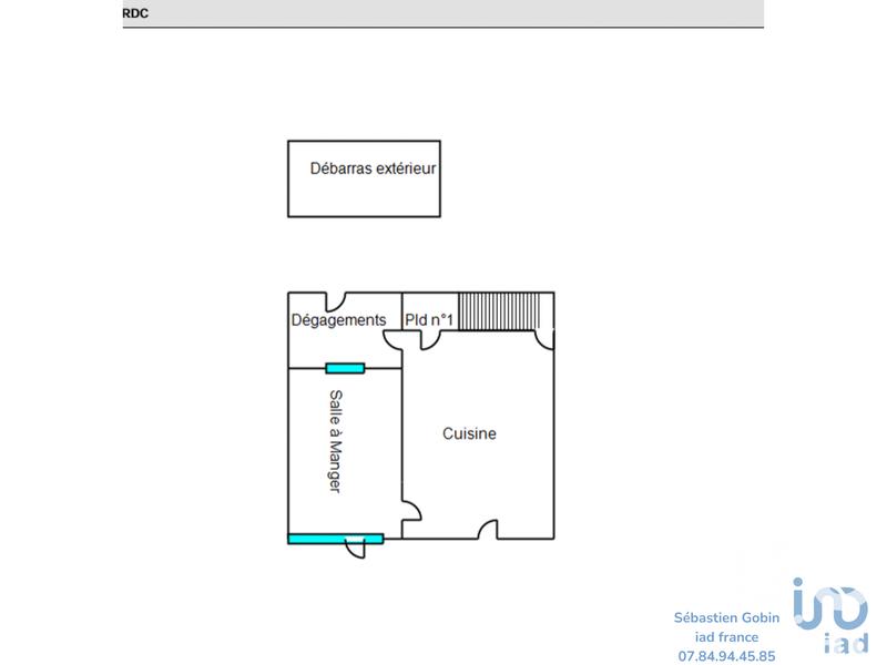 Maison de village - 80 m² - 4 pièces