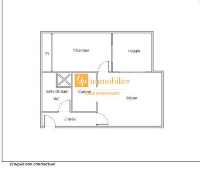 Appartement - 37 m² - 2 pièces