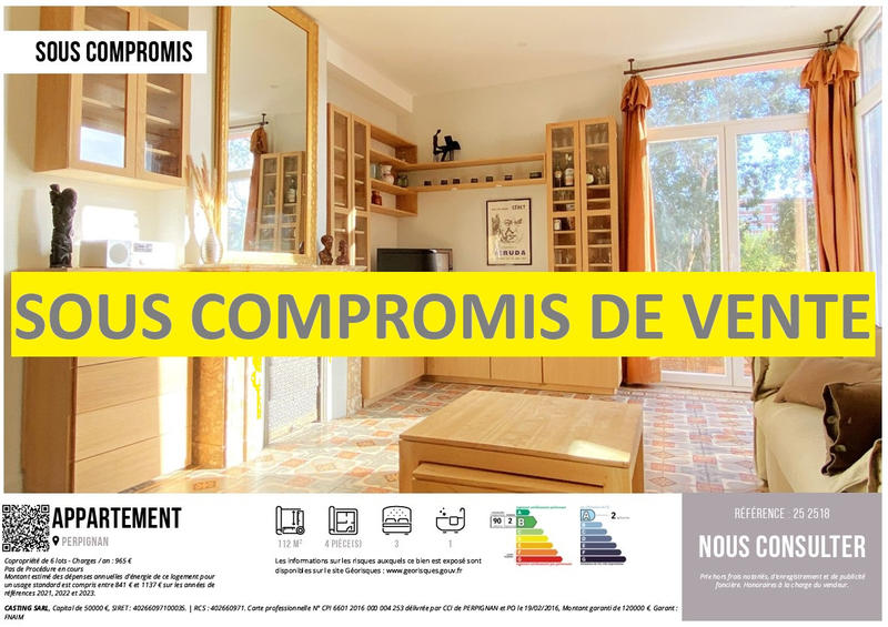 Appartement - 112 m² - 4 pièces