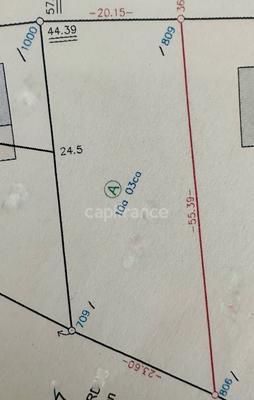 Terrain constructible - 1 003 m²