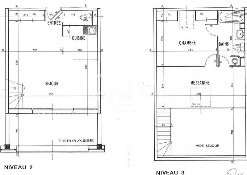 Appartement - 60 m² - 2 pièces