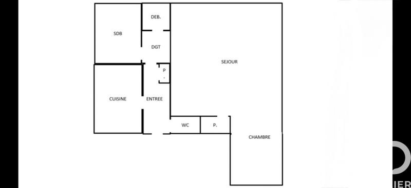 Appartement - 51 m² - 2 pièces