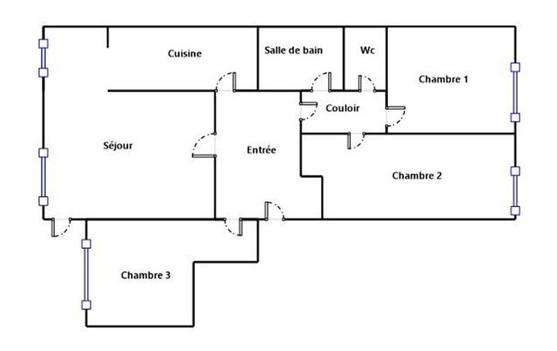 Appartement - 81 m² - 4 pièces
