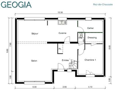 Maison - 120 m² - 6 pièces