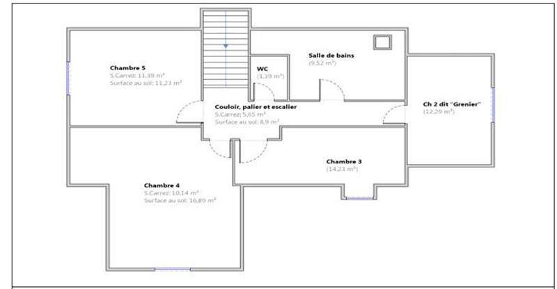 Maison - 134 m² - 5 pièces