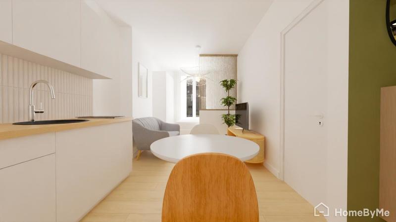 Appartement ancien - 25 m² - 1 pièce