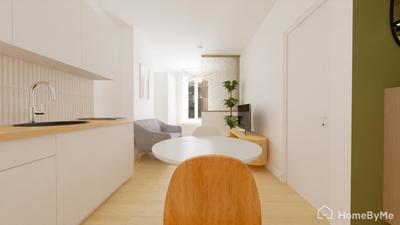 Appartement ancien - 25 m² - 1 pièce