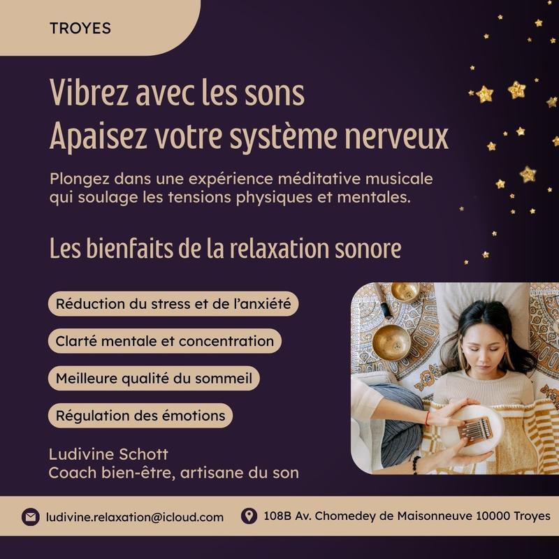 Relaxation sonore pour évacuer le stress et les tensions