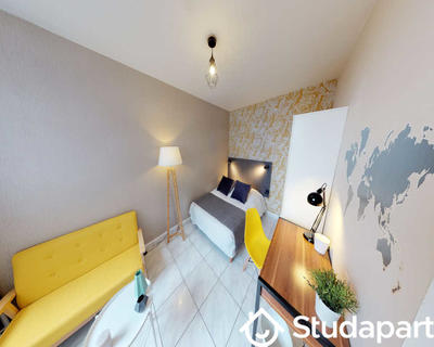 Chambre - 70 m² - 1 pièce