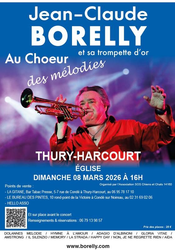 Jean-Claude Borelly et sa Trompette d'Or à Thury-Harcourt