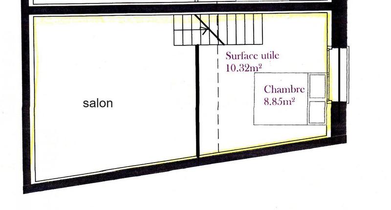 Duplex - 37 m² - 2 pièces
