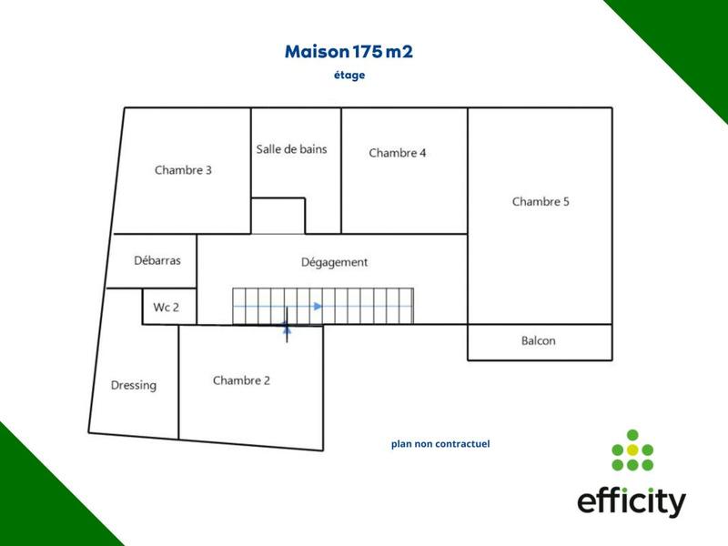 Maison - 175 m² - 6 pièces