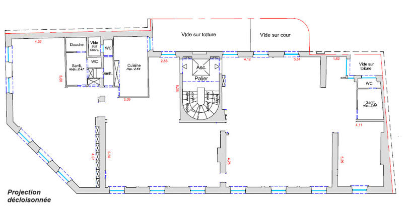 Bureau - 270 m² - 13 pièces