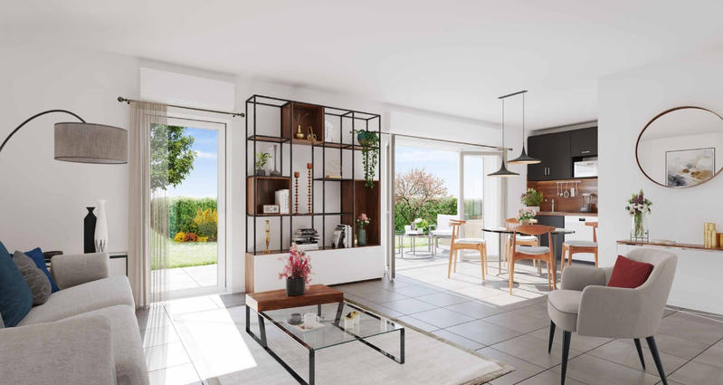 Appartement - 43 m² - 2 pièces