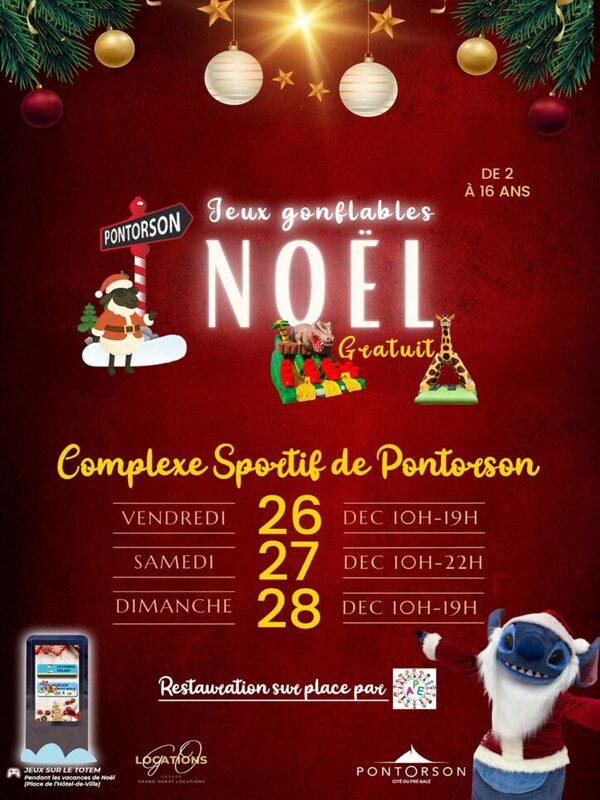 Jeux gonflables et jeux vidéos pour Noël