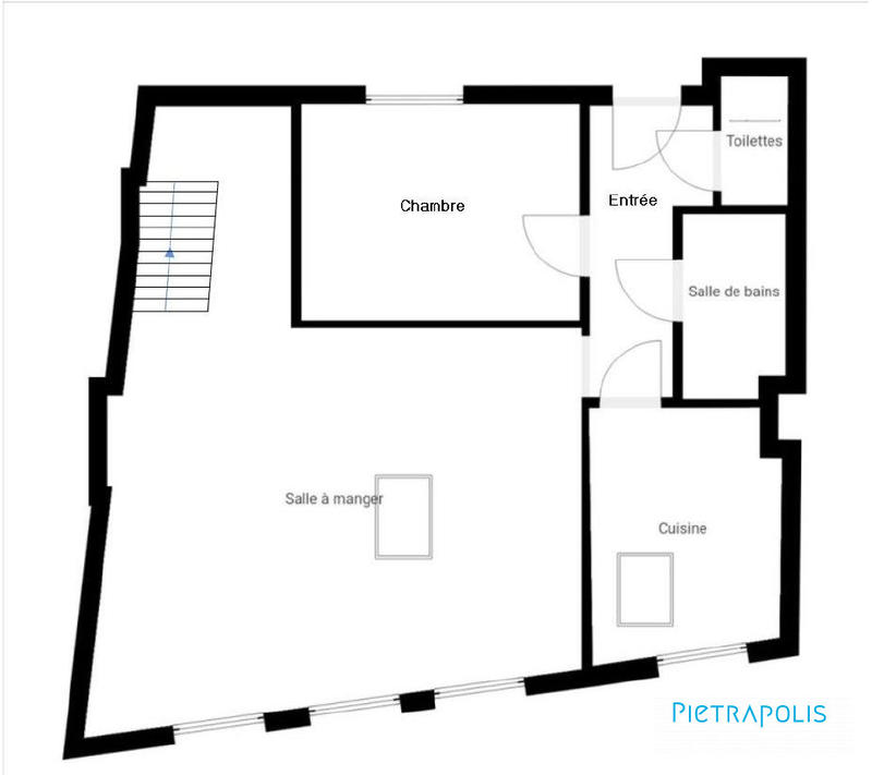 Appartement - 64 m² - 2 pièces