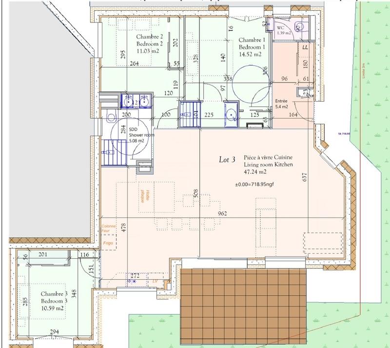 Appartement - 95 m² - 4 pièces