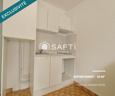 Appartement - 26 m² - 2 pièces