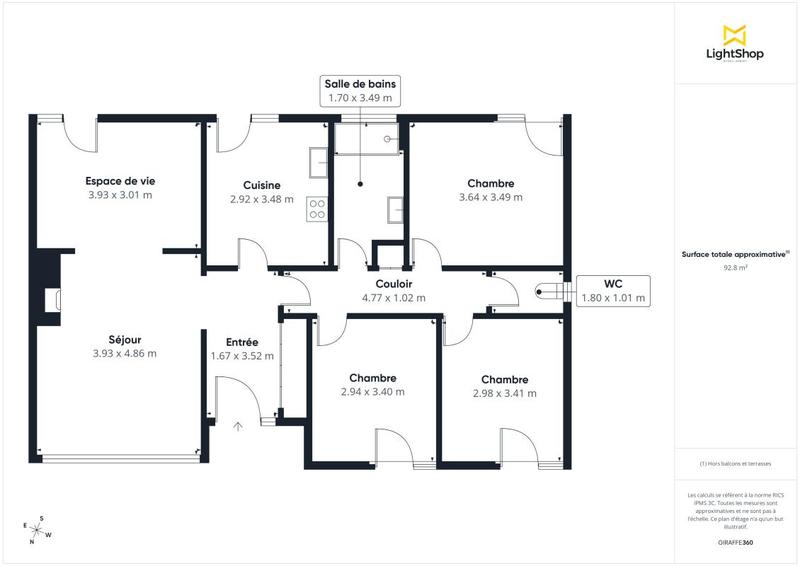 Maison - 100 m² - 4 pièces