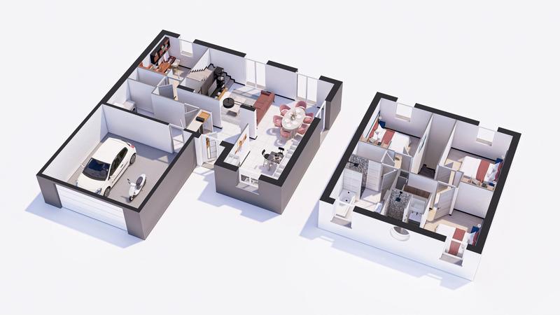 Maison - 117 m² - 6 pièces