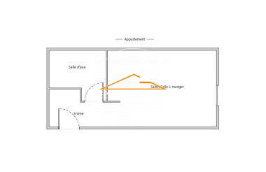 Appartement - 20 m² - 1 pièce