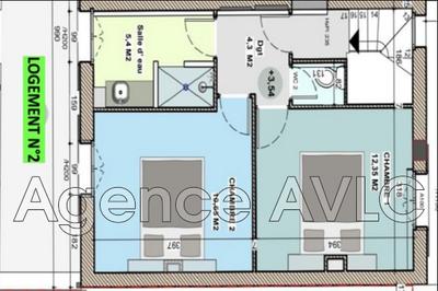 Maison de ville - 68 m² - 3 pièces