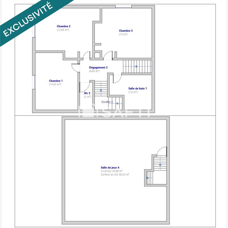 Maison - 180 m² - 6 pièces