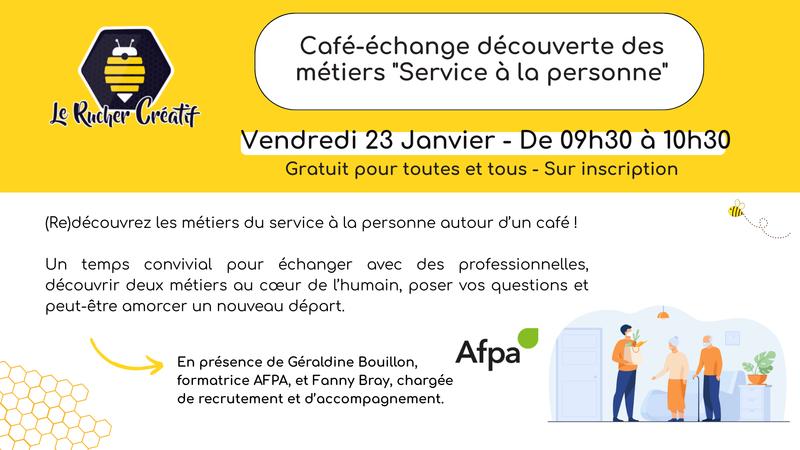 Café-échange découverte des métiers "Service à la personne"