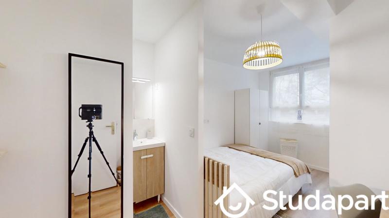 Chambre - 9 m² - 1 pièce