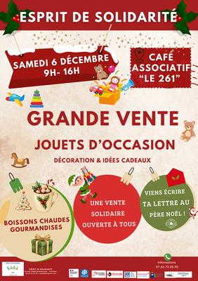 Vente solidaire de jouets