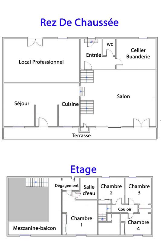 Maison de village - 158 m² - 8 pièces