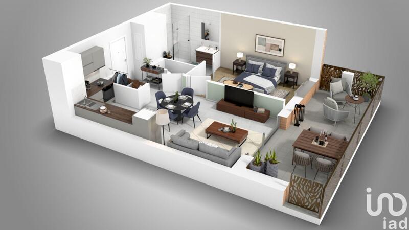 Appartement - 44 m² - 2 pièces