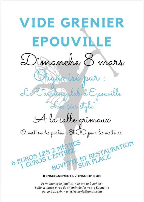 Vide grenier du twirling club les fées style