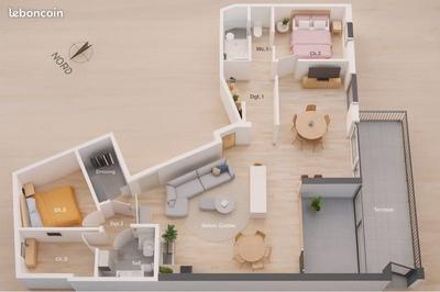 Appartement - 138 m² - 5 pièces