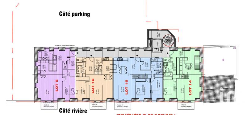 Appartement - 183 m² - 6 pièces