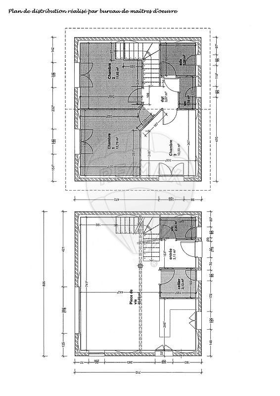 Maison - 85 m² - 2 pièces