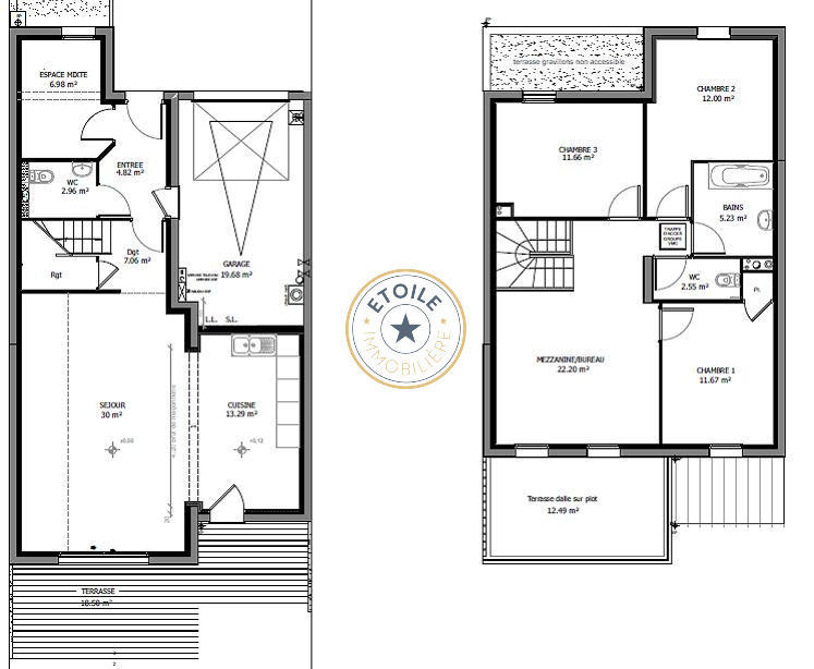 Maison - 130 m² - 5 pièces