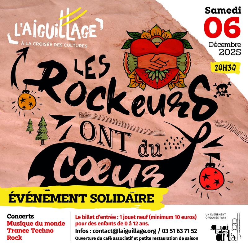 Les rockeurs ont du coeur