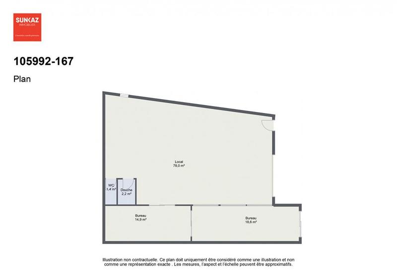 Local commercial - 120 m² - 1 pièce