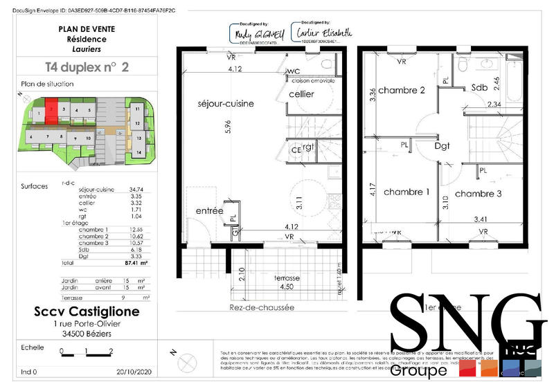 Villa - 87 m² - 4 pièces