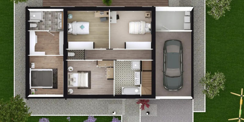 Maison - 146 m² - 5 pièces