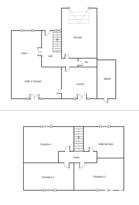 Maison de village - 82 m² - 5 pièces