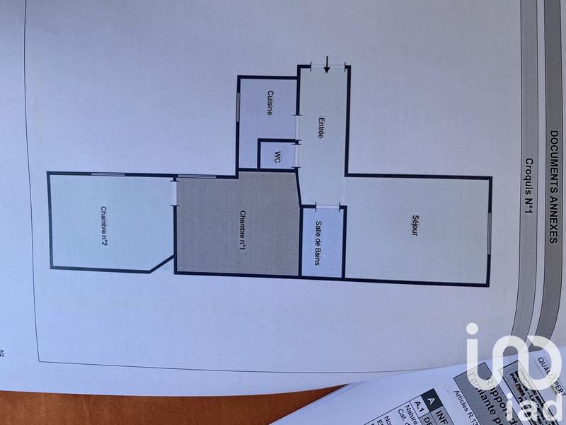 Appartement - 47 m² - 3 pièces