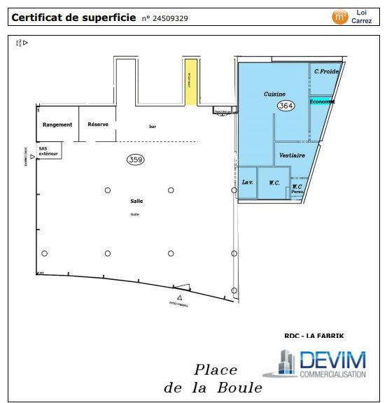 Local commercial - 208 m²
