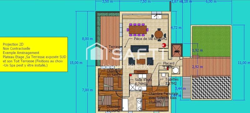 Maison - 170 m² - 6 pièces