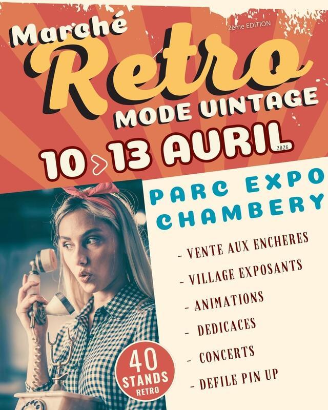 Marché rétro et mode vintage de chambery