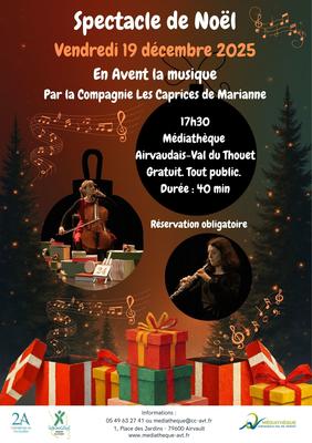 Spectacle dans le cadre des animations d'avant Noël