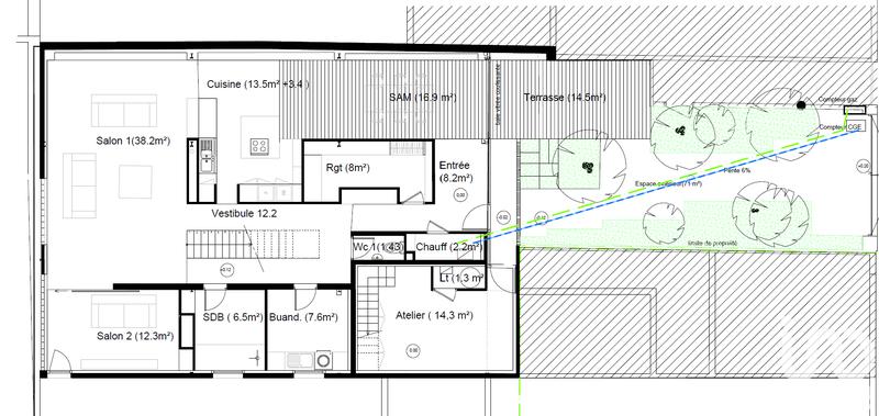 Maison - 220 m² - 7 pièces